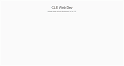 Desktop Screenshot of clewebdev.com